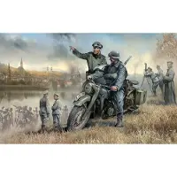 Tamiya Modelbouwpakket Militaire voertuigen - 3632 German R12 Heavy Motorcycle Single Plastic - 1:35 - Modelbouw