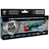 Vallejo val71182 - Model Air - US Army Air Corps European Theater Operations (ETO) WWII Set 8 x 17 ml