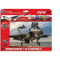 Wittmax Modelbouwpakket Militaire voertuigen - 55010 Lockheed Martin F-35B Lightning II - Starter Set Plastic - 1:72 - Modelbouw