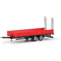 Herpa Dieplader Tandemanhanger, Rood