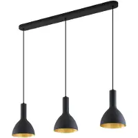 Arcchio Hanglampe , Cosmina, dimbare, Zwart, Keuken, Metaal, Modern