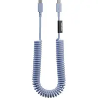 Native Union Pop Cable - Azur - USB-C naar USB-C - 2.4M - 60W