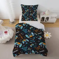 Unyqoos Kinderbeddengoedset met Gaming Design en Ritssluiting voor Jongens