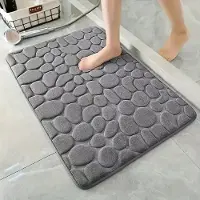 Unyqoos Zachte en absorberende badmat met antisliplaag voor badkamer