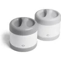 Unyqoos Dubbele Thermische Voedselcontainers voor IJs en Warme Gerechten, 500 ml, Roestvrij Staal, Lekvrije Deksel