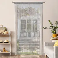 Unyqoos Stijlvol en Functioneel Draadgordijn voor Privacy en Decoratie in Huis en Tuin