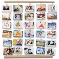 Unyqoos Creatieve Houten Fotolijst Collage voor Unieke Muurdecoraties en Cadeaus