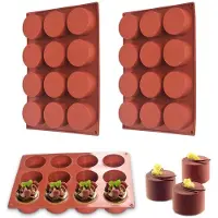 Unyqoos Set van siliconen bakvormen voor chocolade, zeep en meer - 24 stuks