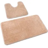 Unyqoos Zachte en Antislip Microvezel Badkamermat Set voor Comfort en Luxe in de Badkamer