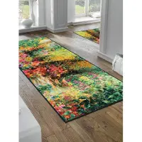 Unyqoos en Wasbare Deurmat voor Binnen- en Buitengebruik van 50 x 75 cm