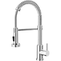 Unyqoos Hogedruk keukenkraan met uittrekbare douchekop en 360 graden rotatie