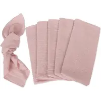 Unyqoos Elegante roze katoenen servetten set voor tafeldecoratie en hergebruik