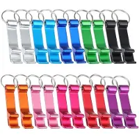 Unyqoos Compacte en Handige Sleutelhanger Flesopeners in Set van 20 Stuks