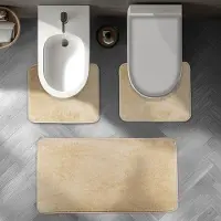 Unyqoos Stijlvol en Praktisch Badmat Set voor Elk Modern Badkamerinterieur