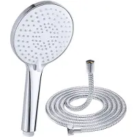 Unyqoos Ronde handdouche met drie standen en waterbesparende functie voor krachtige douche-ervaring