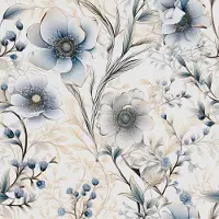Unyqoos Decoratieve zelfklevende vinyl bloementapijt voor diverse ruimtes