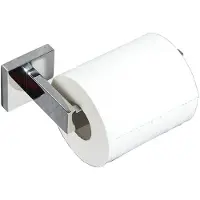 Unyqoos Stijlvolle en Toiletpapierhouder in Chroom voor Keuken en Badkamer