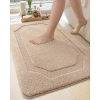 Unyqoos Absorberende wasbare badmat met antislip voor badkamer en bijkeuken