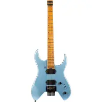 Spira Guitars S-400 Headless MPB Satin Blue elektrische gitaar