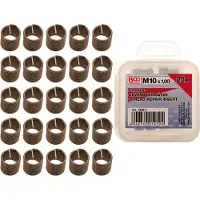 Bgs Vervangingsdraadbussen M10 x 1,0 mm 25 stuks.