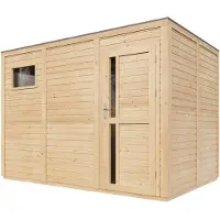 Timbela M326F1+M326G - Houten tuinhuis - 6,18 m² - 202x306xH216 cm - met vloer