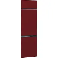 Vicco R-Line Keukenfront – 59.6 x 196 cm meubelfront voor de koelkastombouwkast Rood