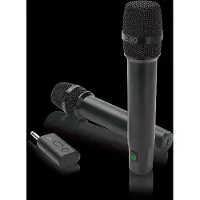 PEAQ Pmi 100 Draadloze Microfoons Zwart
