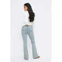 Gina Tricot Low bootcut jeans met steekzakken model 'Y2k'