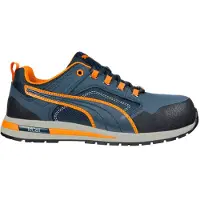 Puma Crosstwist Low 643100-41 Veiligheidsschoenen S3 Schoenmaat (EU): 41 Blauw, Oranje 1 stuk(s)