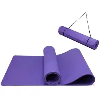 Unyqoos Yogamat met Antislip Textuur en Body Alignment Systeem voor Pilates en Fitness