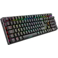Sharkoon SKILLER SGK36W Rood NL (NL, Draadloze), Toetsenbord, Zwart