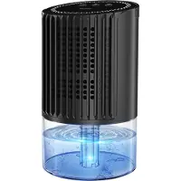 Swinkle Luchtontvochtiger – Tot 0,35 L/dag – Compacte Dehumidifier voor Woonkamer, Slaapkamer & Badkamer – Zwart
