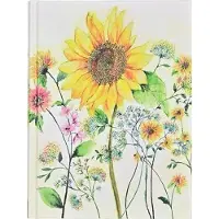 Peter Pauper Press Bookbound notitieboek Watercolor Sunflower