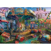 Ravensburger puzzel Gloomy Carnival - Abandoned Place - 1000 stukjes.