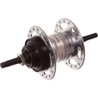 Shimano Achternaaf met 3 versnellingen en rollerbrake - 36 spaaks - Zilver - Staal