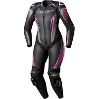 Rst Tractech Evo D3O, leren pak 1st. geperforeerd vrouwen ,zwart/pink ,XXL