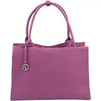 Socha Laptoptas voor dames 15,6 inch Uitneembaar laptopvak Passion Flower Paars