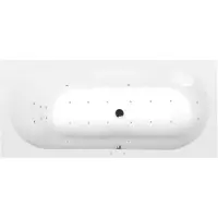 Polysan Astra B whirlpoolbad, 165x75x48cm, Attraction Hydro-Air, chroom