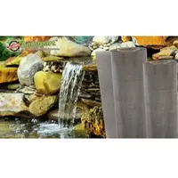 Aquagart Roestvrijstalen gaas van 30 cm x 50 cm voor zeeffilters, boogzeven en vijverzeven.