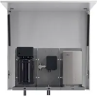 Nofer Velox Spiegelkast 100cm met automatische zeepdispenser, kraan en handdroger