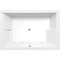 Polysan Dupla Whirlpoolbad,180x120x54cm, Attraction Hydro, chroom