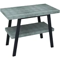 Sapho Twiga wastafeltafel 100x72x50 cm, zwart mat/Aquamarijn