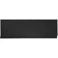 Polysan Plain Nika Paneel 160x59cm, mat zwart