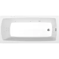 Polysan Lily Whirlpoolbad, 150x70x39cm, Attraction Hydro, chroom
