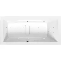 Polysan Marlene Whirlpoolbad, 170x80x48cm, Attraction Hydro-Air, chroom