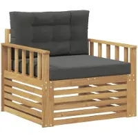 vidaXL Buitensofa Polyester Wit