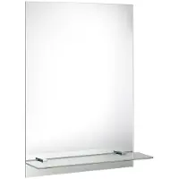 A&n&a aqualine Spiegel met gaten voor plank 50x70cm, inclusief hangers
