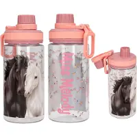 Miss Melody - Drinking Bottle BLOSSOM PONY - Pink and Peach - 500 ml