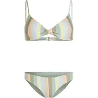O'Neill Bikini 'Matira ' lichtblauw / kaki / olijfgroen / zalm roze