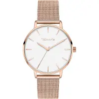 Tamaris Analoog horloge rose-goud / wit